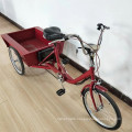 Yellow adult tricycle with 2 front wheels/adult tricycle with gears/adult tricycle with speeds